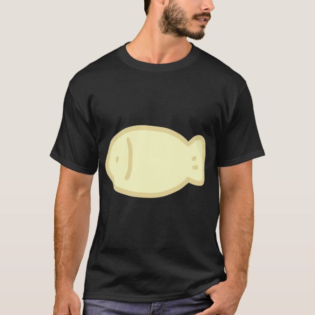 Camiseta Peixe Rabisco Amarelo (Frente)