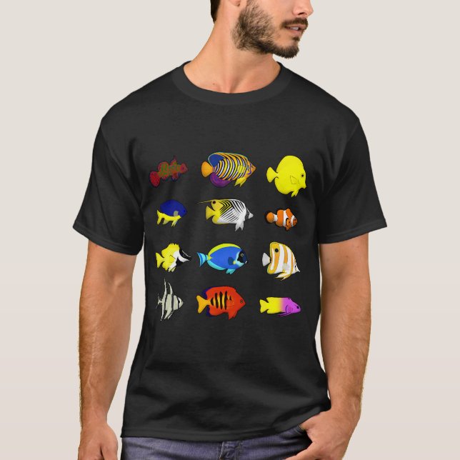 Camiseta peixe recifal 2 (Frente)