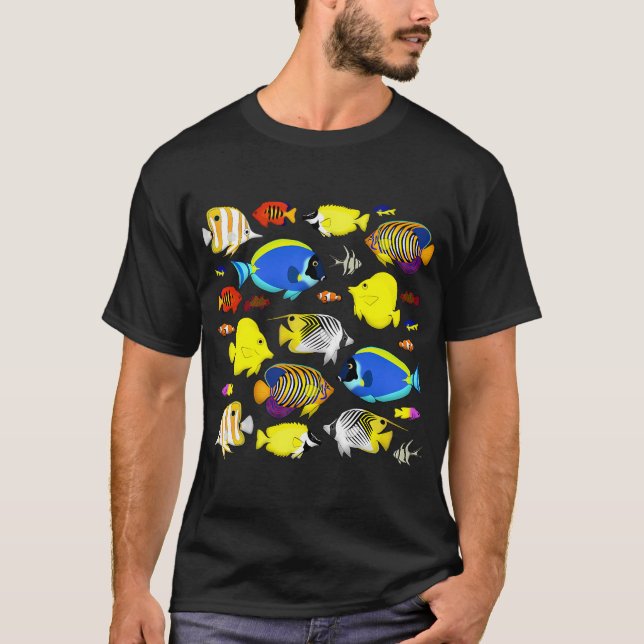 Camiseta peixe recifal 3 (Frente)