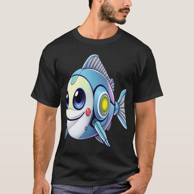 Camiseta Peixe Robô (Frente)