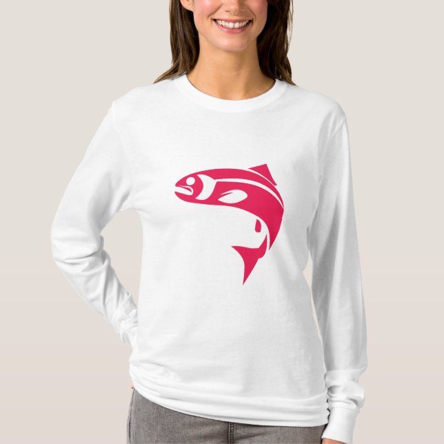 Camiseta Peixe Rosa (Frente)