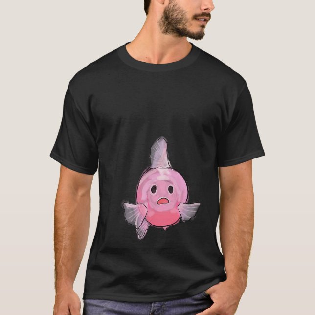 Camiseta Peixe Rosa Bobo (Frente)