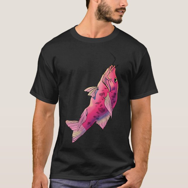 Camiseta Peixe rosa, peixe (Frente)
