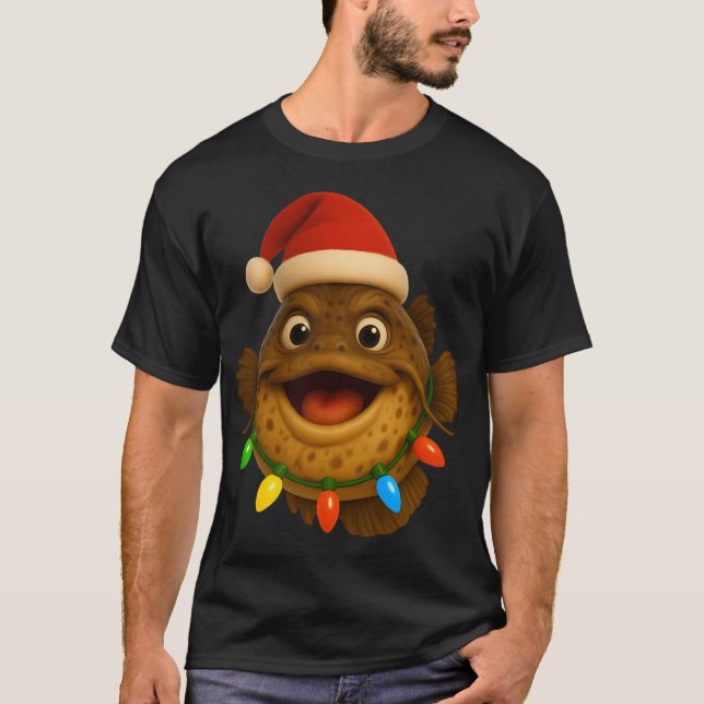 Camiseta Peixe-sapo de Natal (Frente)