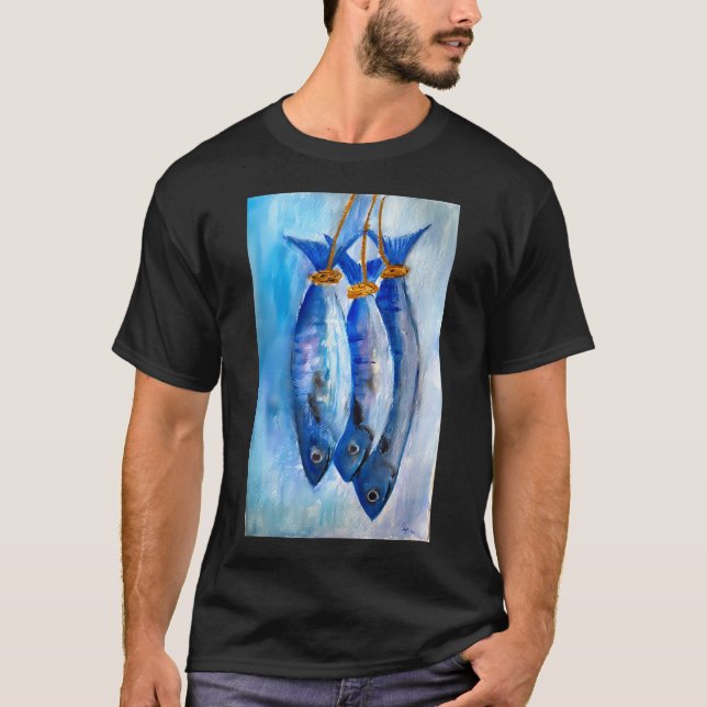 Camiseta peixe sardo 5 (Frente)