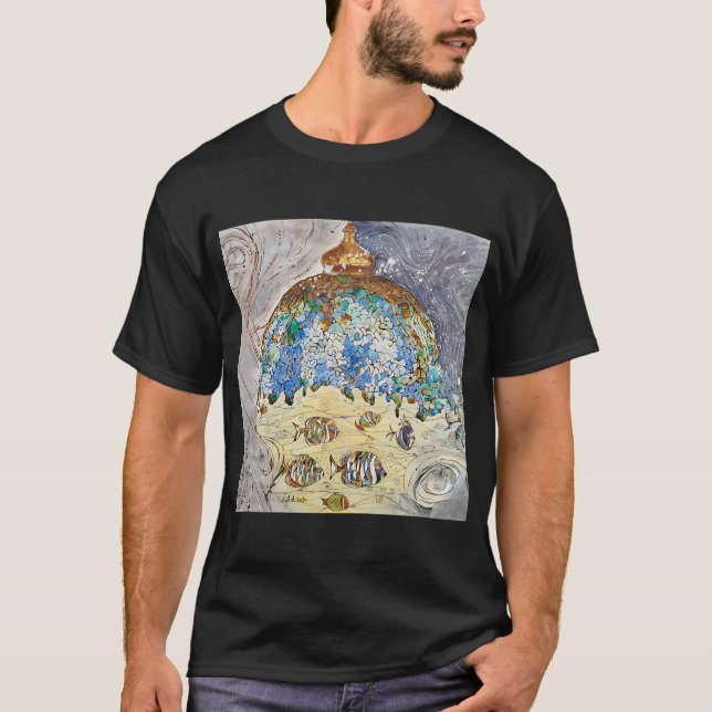 Camiseta Peixe sob a luz do abajur (Frente)