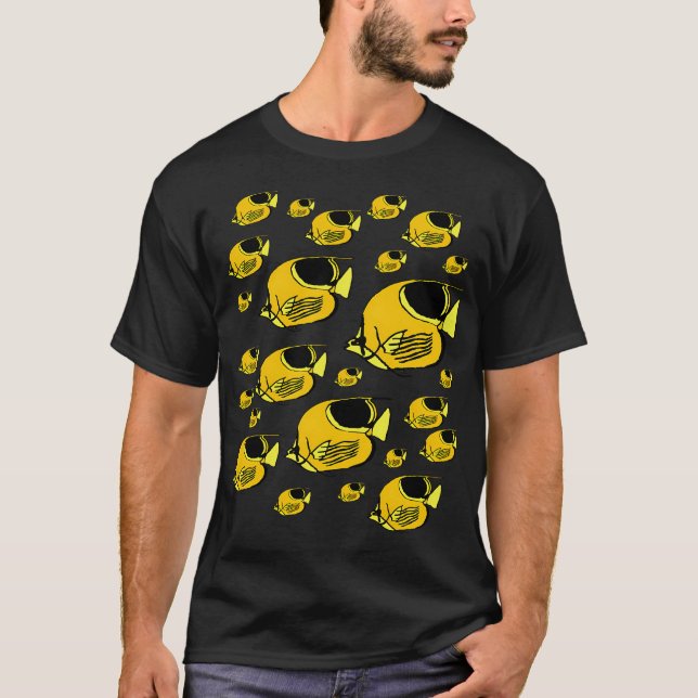 Camiseta Peixe-sol Amarelo (Frente)