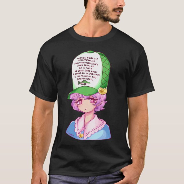 Camiseta peixe teme satori komeiji (Frente)
