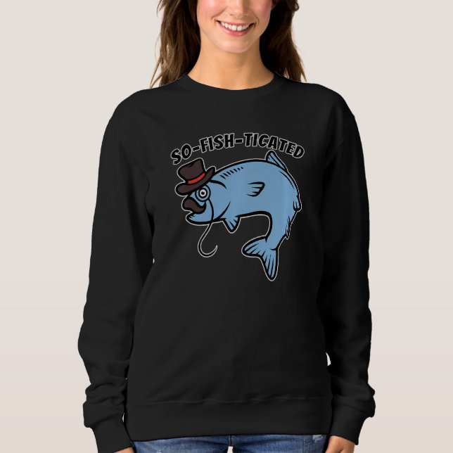 Camiseta Peixe Ticado Ssofisticado Engraçado Dizendo Por Fi (Frente)