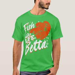 Camiseta Peixe Torna Vida Betta Fishkeeper Presente