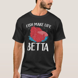 Camiseta Peixe Torna Vida Betta Siamês Combatendo Peixe 2