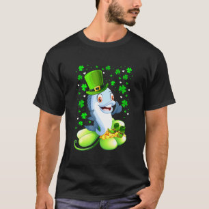 Camiseta Peixe Trevo Irlandês Dia de São Patrício