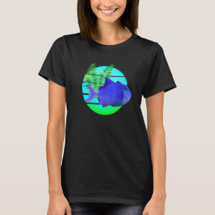 Camiseta Peixe Trigger Niger Agresivo Peixe Aquário Água Sa