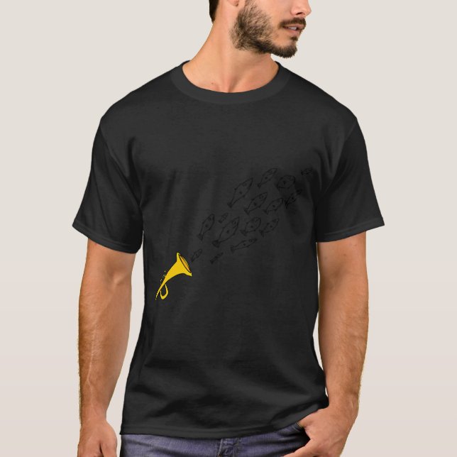 Camiseta peixe-trombeta (Frente)