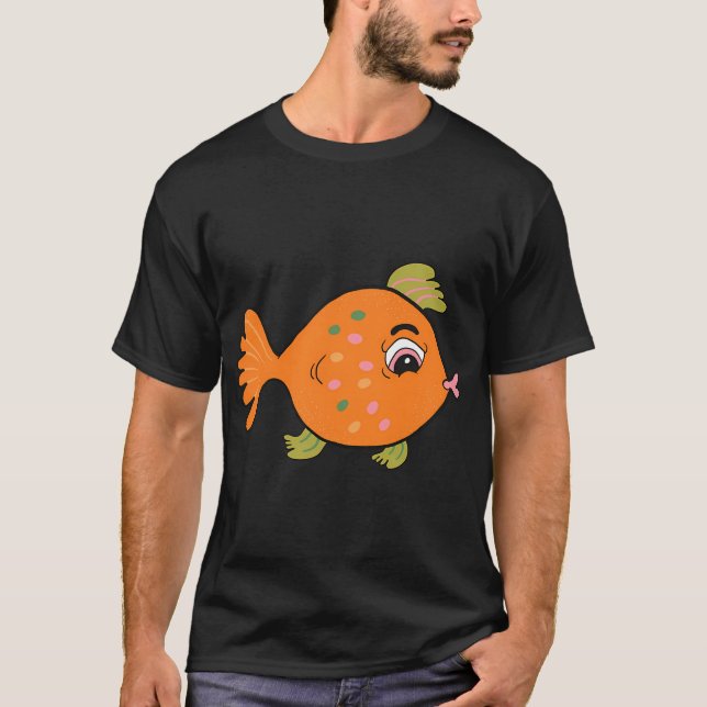 Camiseta Peixe Tropical Espalhafatoso (Frente)