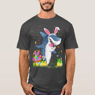 Camiseta Peixe-Tubarão-Excelente Caça-Ovo Eas Branca