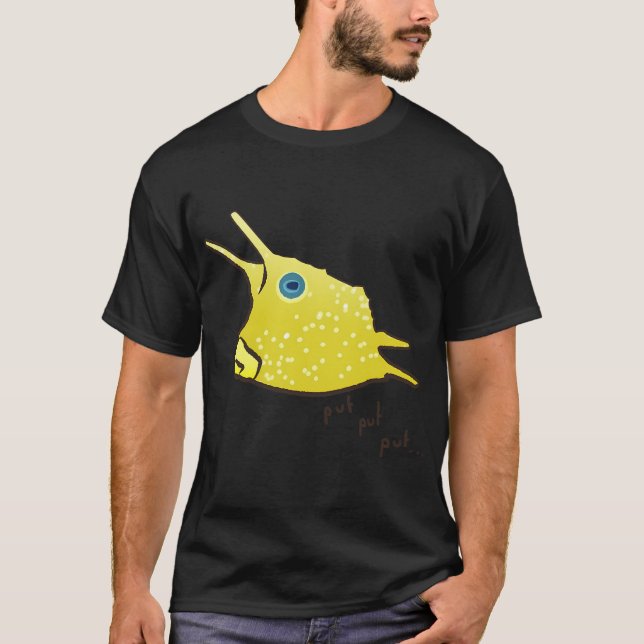 Camiseta Peixe Vaca Chifre Longo (Frente)