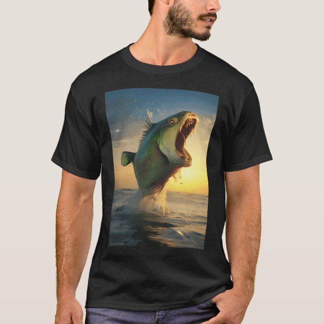 Camiseta Peixe verde (Frente)