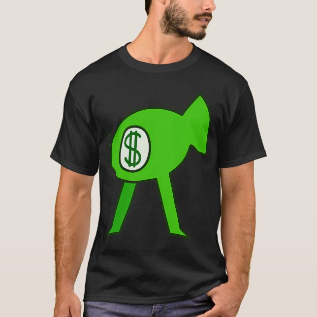 Camiseta Peixe Verde c/ Pernas (Frente)
