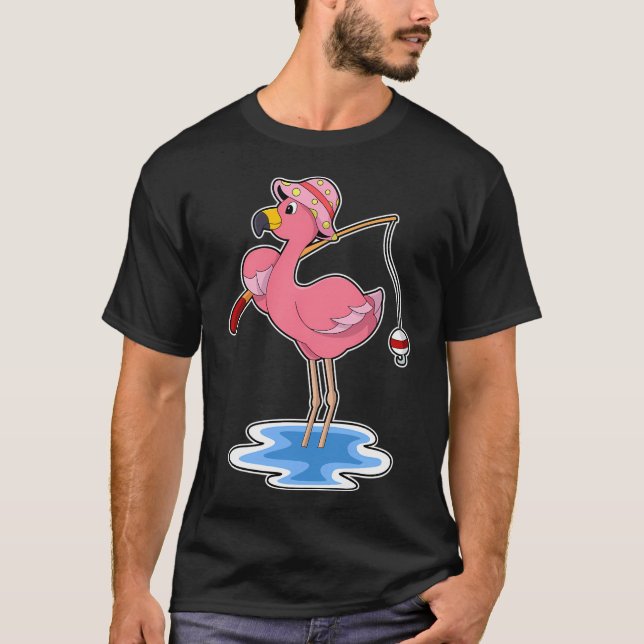 Camiseta Peixe Vermelho Ousado e Brilhante (Frente)