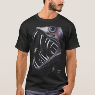 Camiseta Peixe Víbora de Dentes de Sabre