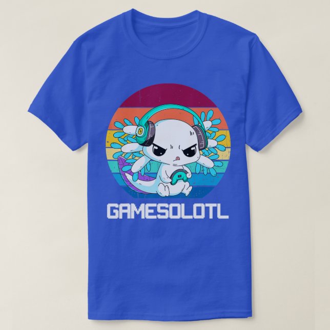 Camiseta Peixe-Vídeo Axolot (Frente do Design)