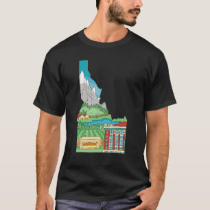 Camiseta Peixe Voador    Pescador Pescaria  Mapa do Estado 