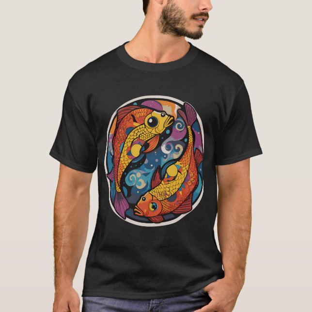 Camiseta Peixe yin yang! (Frente)