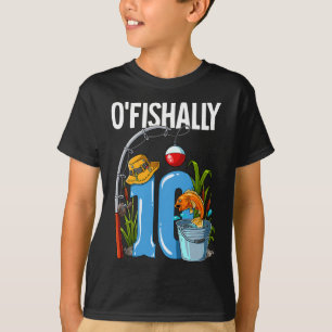 Camiseta Peixeiramente 10 Anos de Idade Aniversário de 10 a