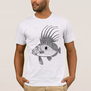 CAMISETA PEIXES (A LÁPIS DESENHO)