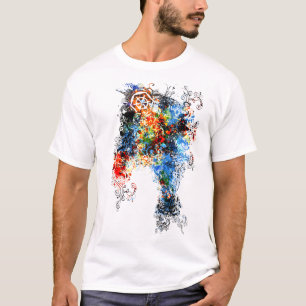 Camiseta Peixes abstratos