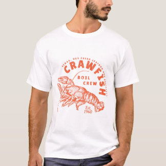 Camiseta Peixes-arrastão Engraçado Retro Texas Southern Sea