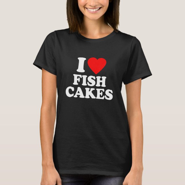 Camiseta Peixes Cakes Adoram Coração (Frente)