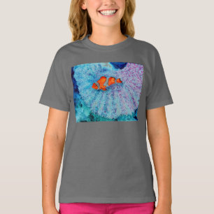 Camiseta Peixes calmos T do palhaço de Nemo