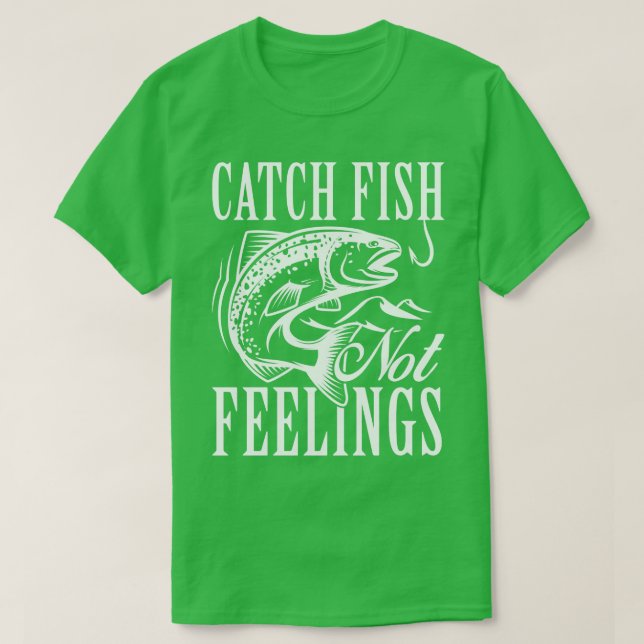 Camiseta Peixes Capturados sem Sentimentos (Frente do Design)