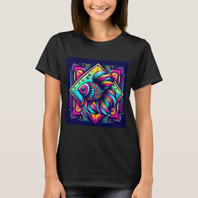 Camiseta Peixes coloridos (Frente)