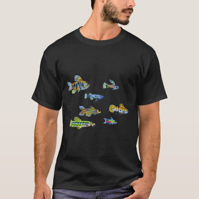 Camiseta Peixes coloridos (Frente)