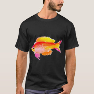 Camiseta peixes coloridos