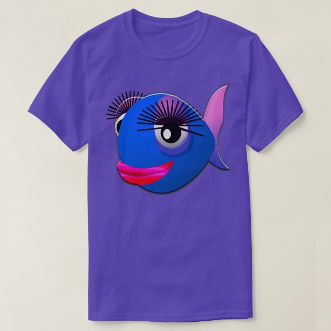 Camiseta Peixes coloridos 2 (Frente do Design)