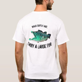 Camiseta Peixes com atitude pelo artista Mike Quinn