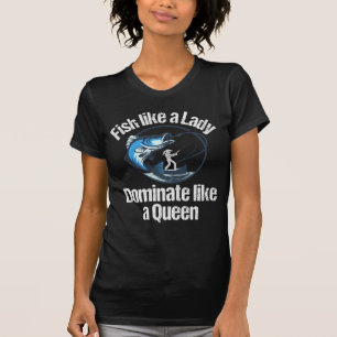 Camiseta Peixes como uma senhora, dominam como uma rainha.b