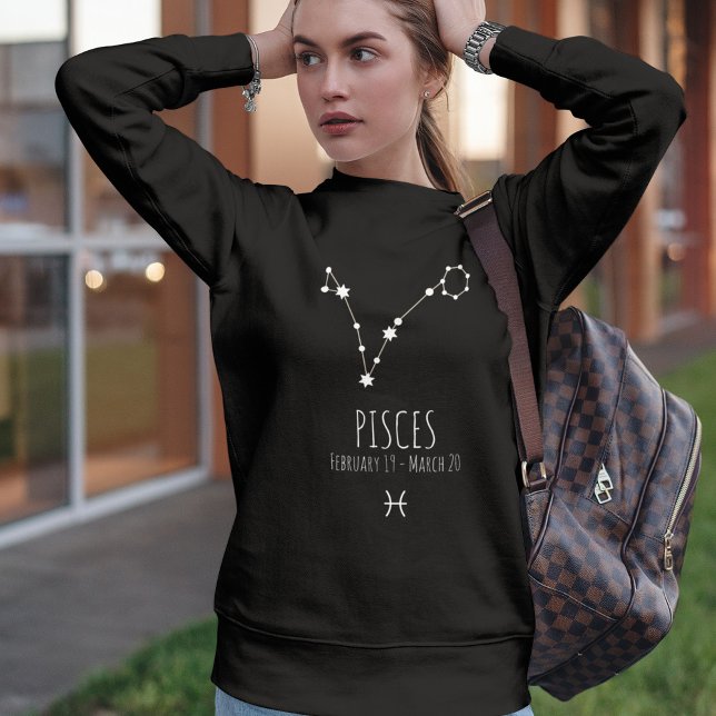 Camiseta Peixes | Constelação Zodiac Personalizada (Criador carregado)