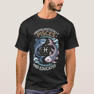 Camiseta Peixes Constellação Educada Signo do Zodíaco Anive