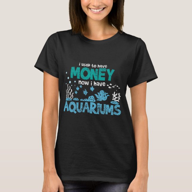 Camiseta Peixes de Água Salgada de Aquário (Frente)
