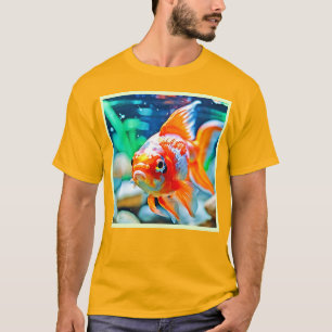Camiseta Peixes De Animais De Companhia Elegantes