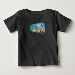 Camiseta Peixes de Anthias no recife de coral - design foto