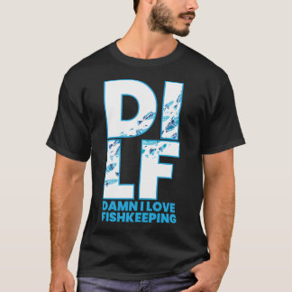Camiseta Peixes de Aquário DILF Aquariofilia
