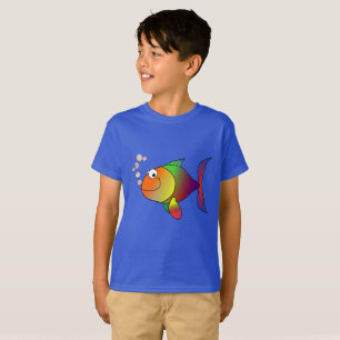 Camiseta Peixes de arco-íris