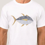 Camiseta Peixes de atum<br><div class="desc">Atum divertido com um sorriso atrevido,  perfeito para aqueles que gostam de peixe,  comida e pesca. Arte original de Nic Squirrell.</div>