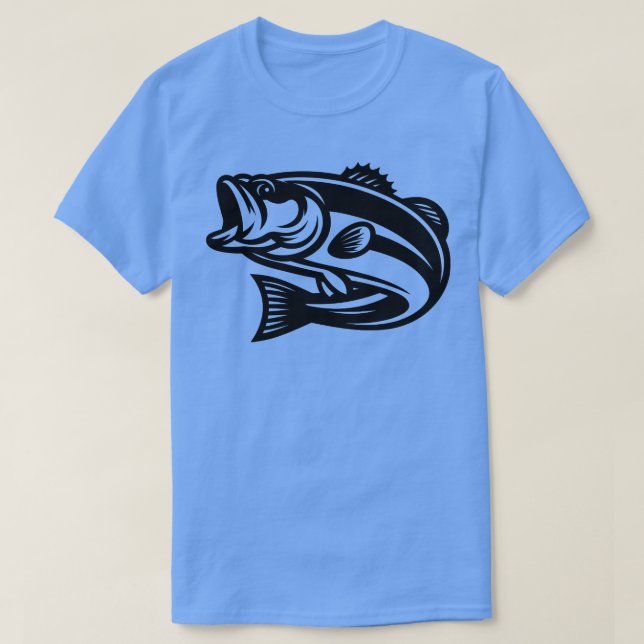 Camiseta Peixes de Bass (Frente do Design)